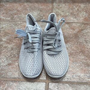Gray Mesh Sneakers
